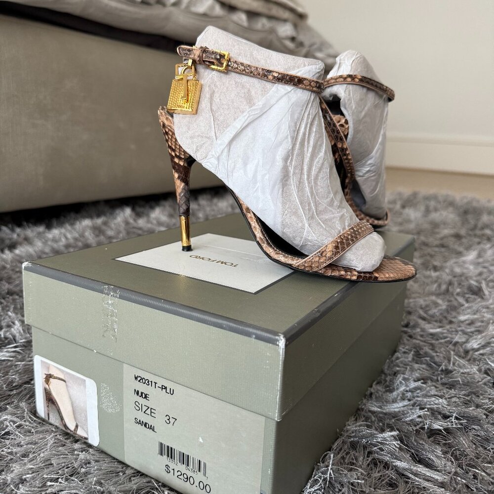 Tom Ford Python Padlock Heel - image 4